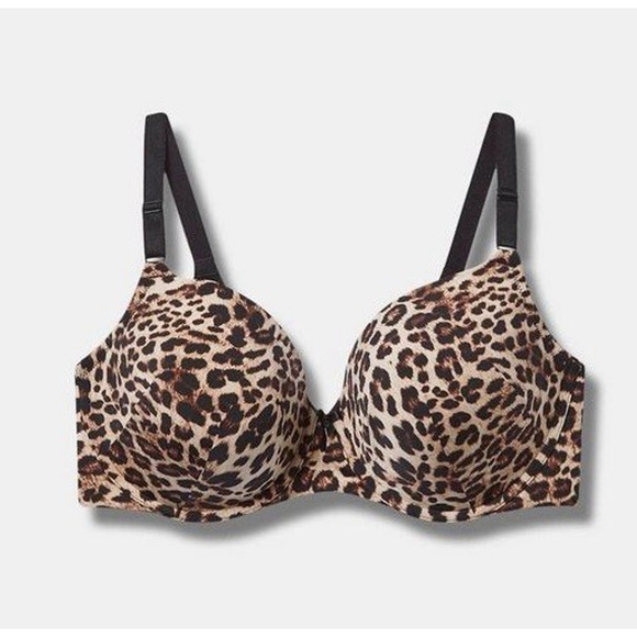 Torrid Perfect T-Shirt Bra Cheetah Print Women’s 50C NWOT - Picture 1 of 5